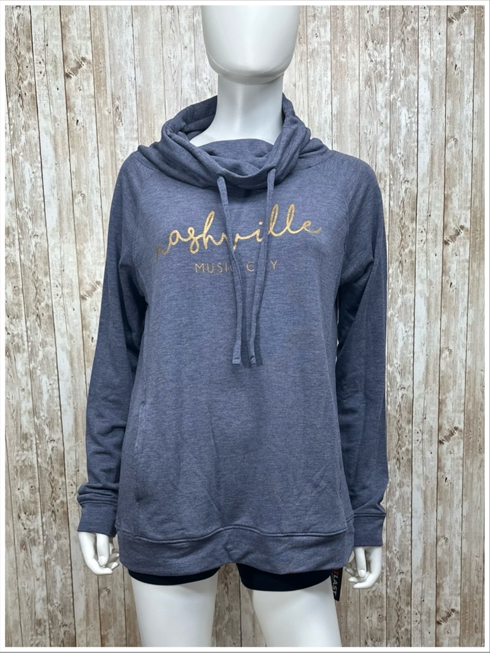 MV Sport Nashville HeatLast Funnel Neck Pullover NWT ~ Size L ~ Item #1661